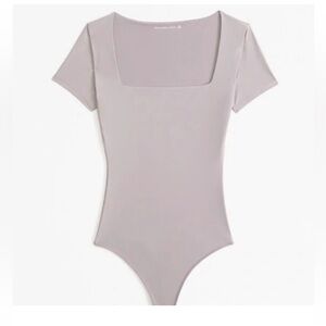 Abercrombie & Fitch Light Gray Bodysuit